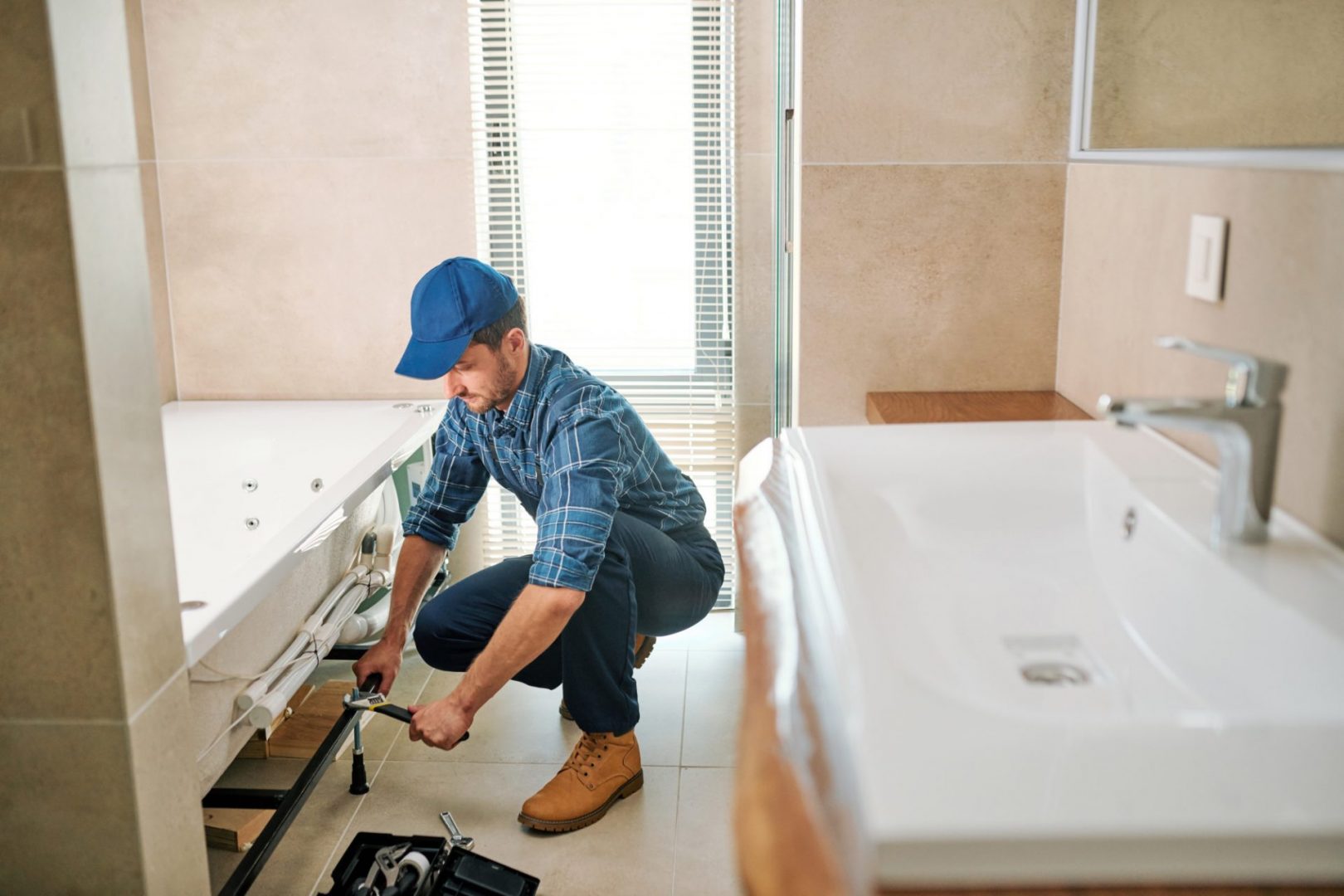 remodel plumbing from Beehive Plumbing with high-quality bathoom fixtures